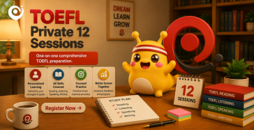 TOEFL Private 12 Sessions